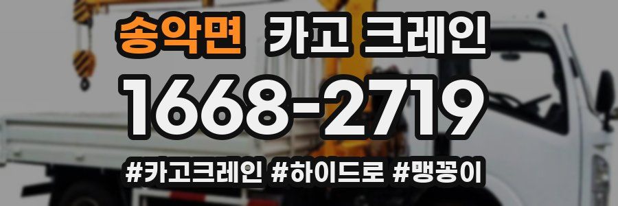 송악면 크레인 작업