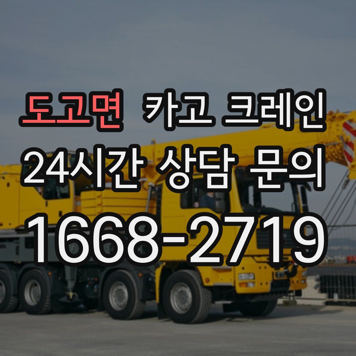도고면 카고 크레인