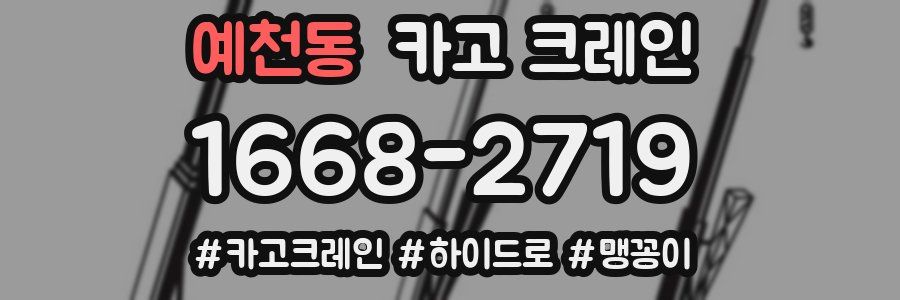 예천동 크레인 작업