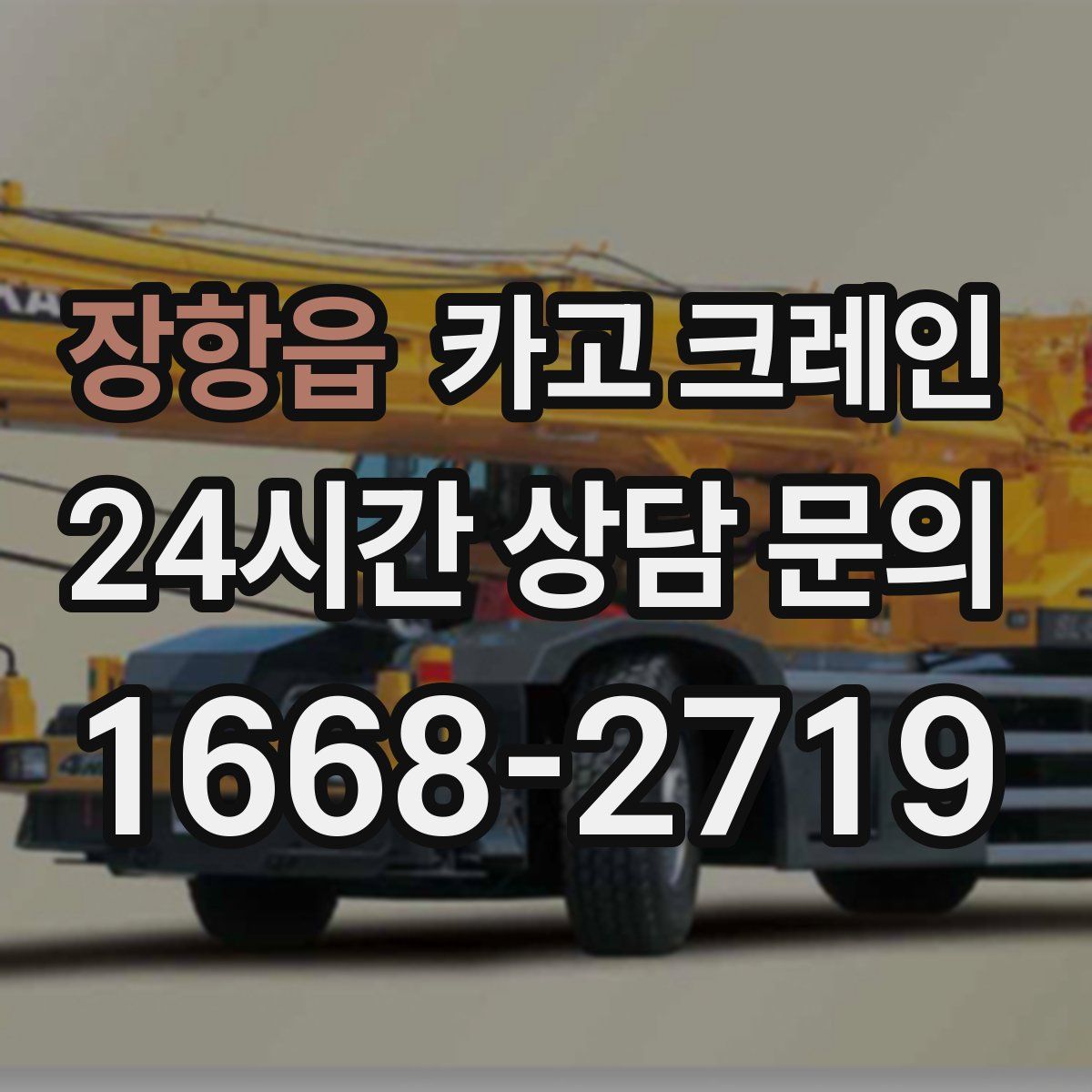 장항읍 카고 크레인