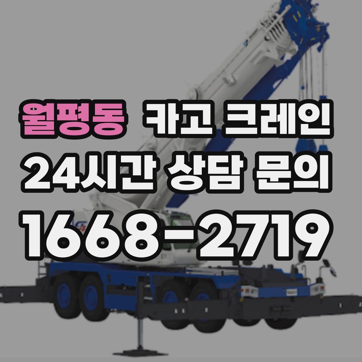 월평동 카고 크레인