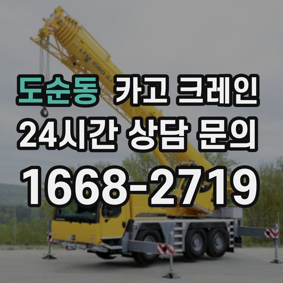 도순동 카고 크레인