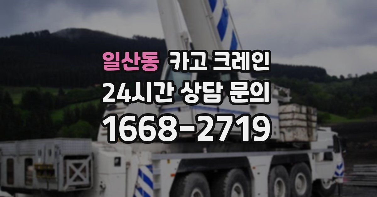 일산동 크레인