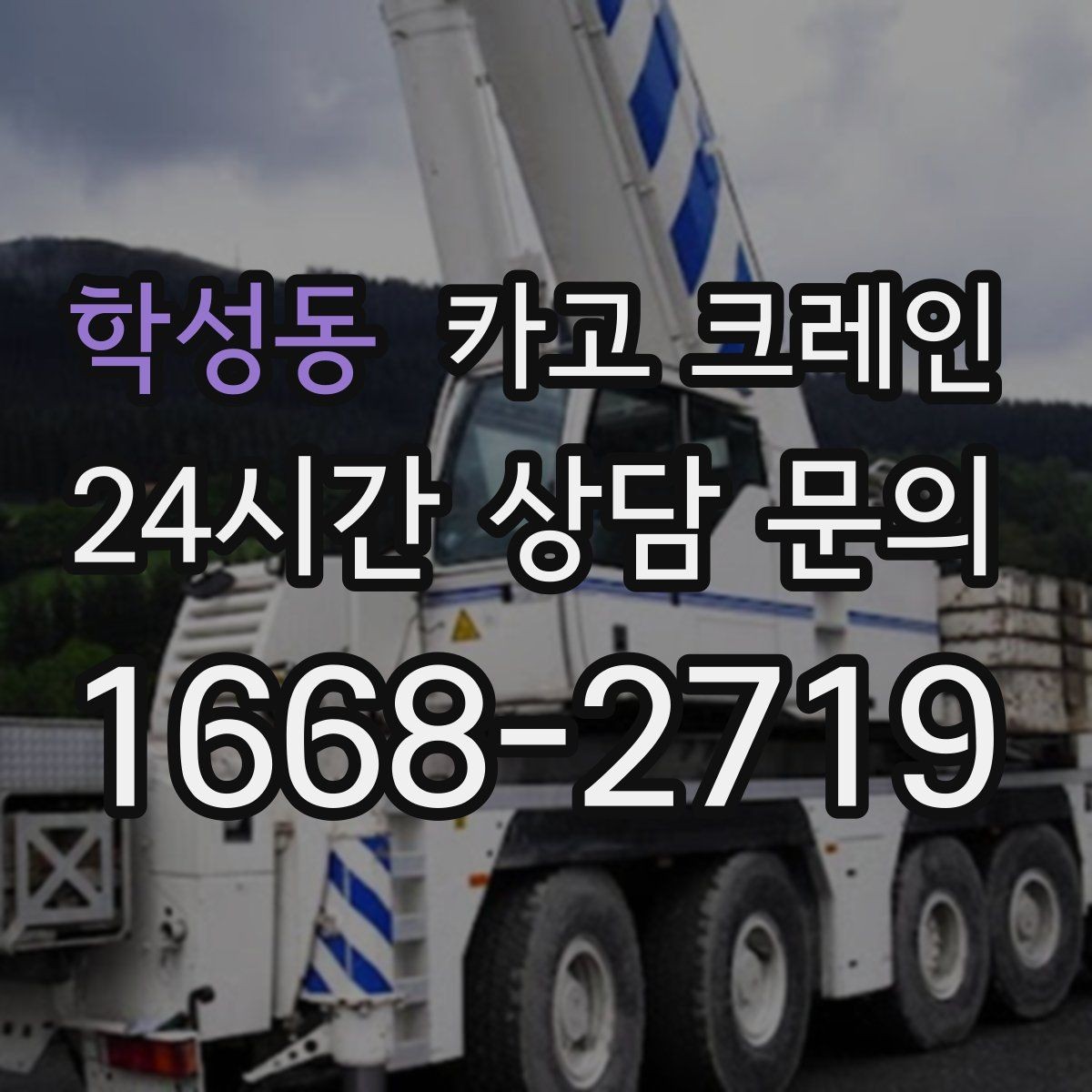 학성동 카고 크레인 출입 통제 구역 설정 방법