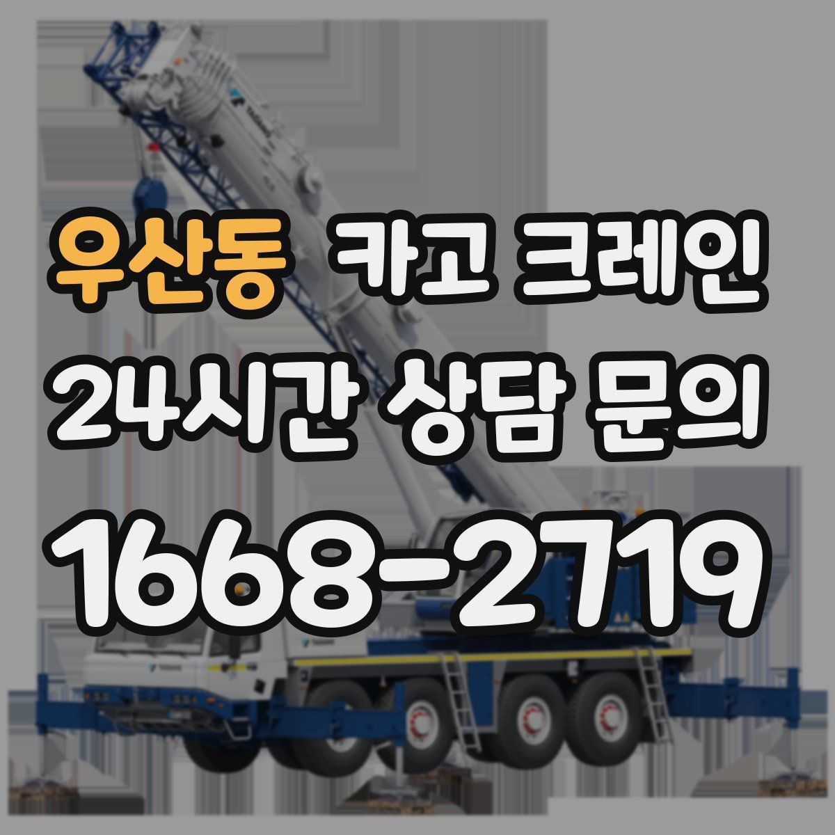 우산동 카고 크레인