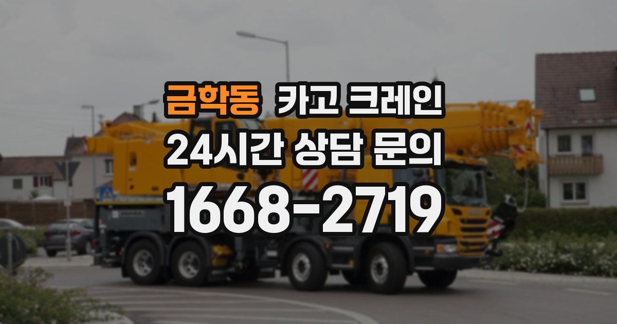 금학동 크레인