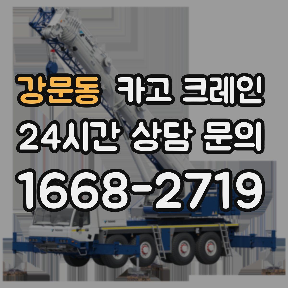 강문동 카고 크레인