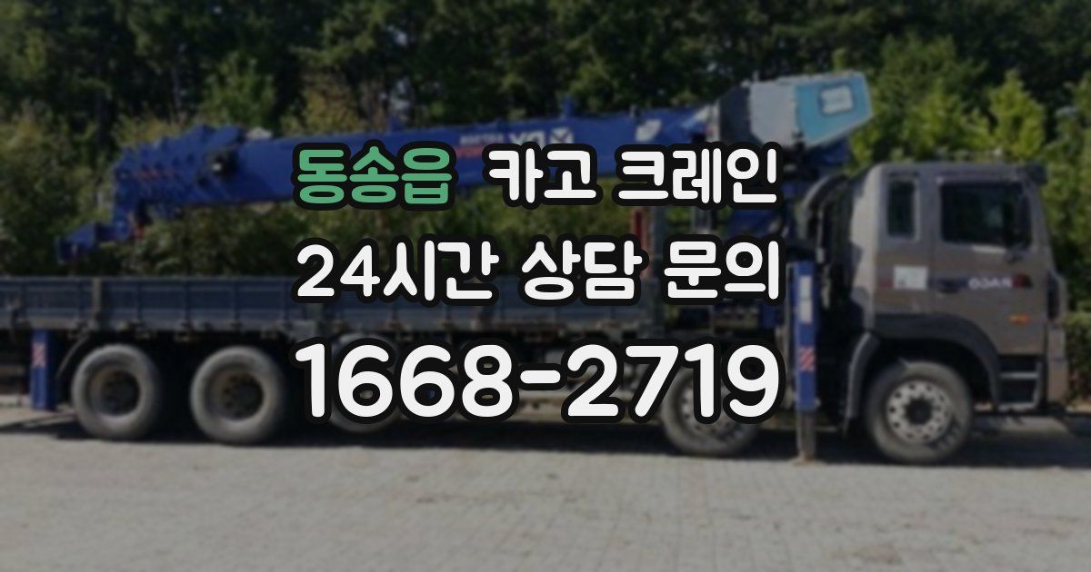 동송읍 크레인