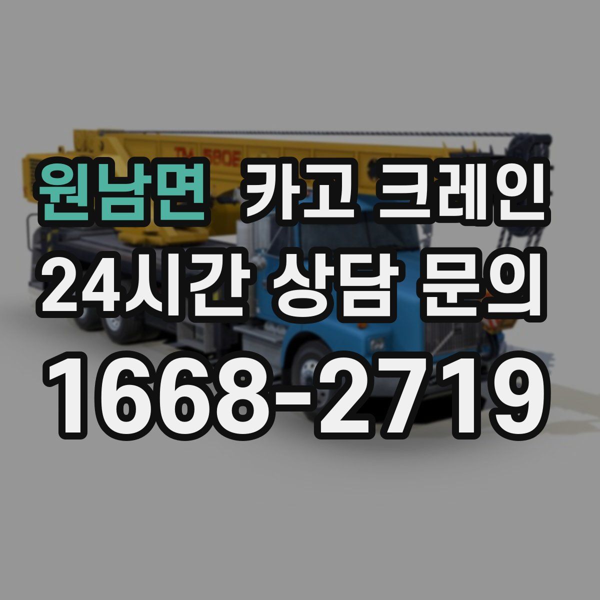 원남면 카고 크레인