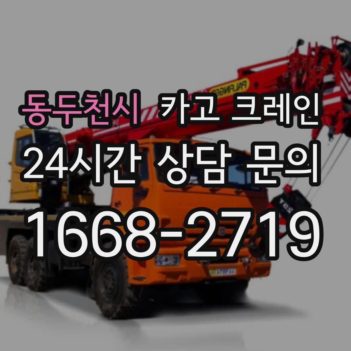 동두천시 카고 크레인