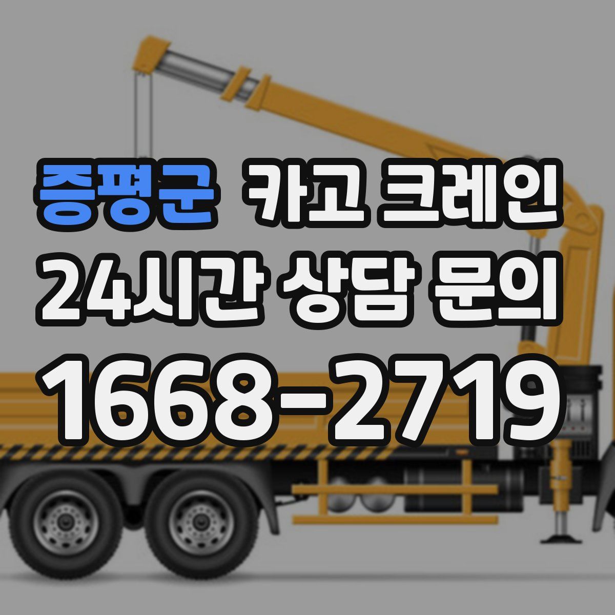 증평군 카고 크레인