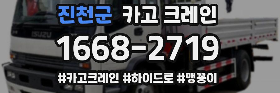 진천군 크레인 작업