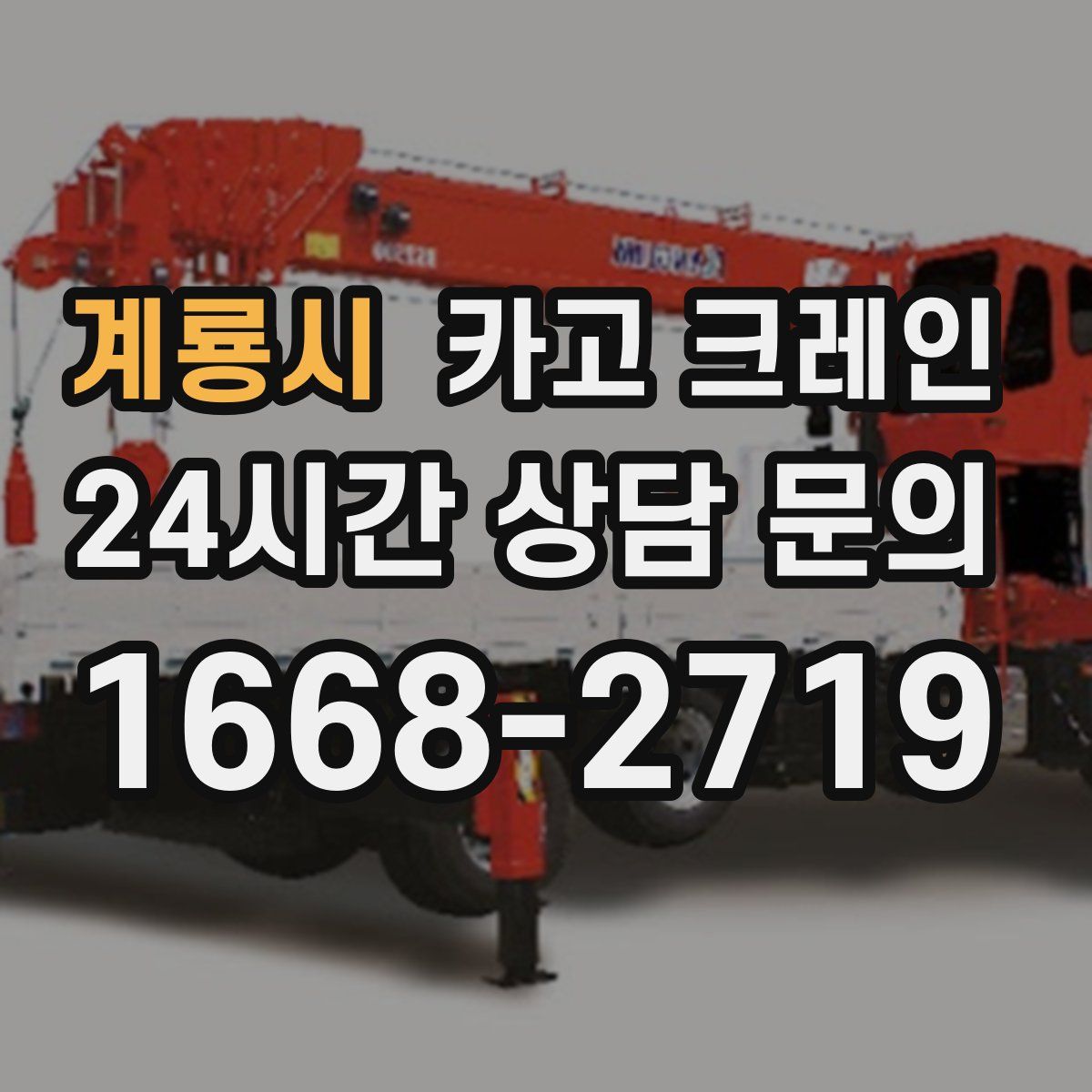 계룡시 카고 크레인