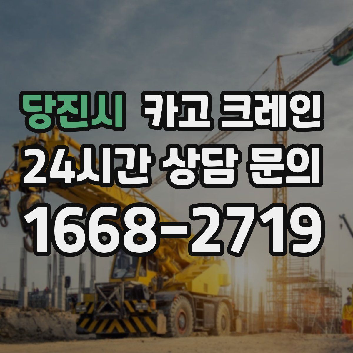 당진시 카고 크레인