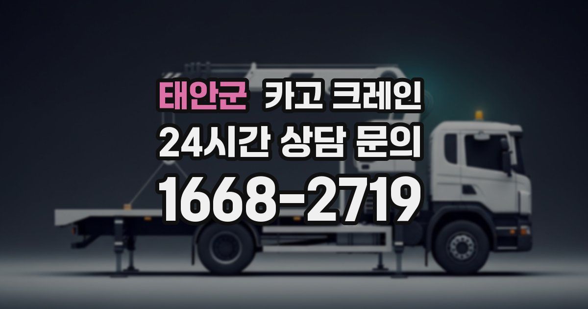 태안군 크레인