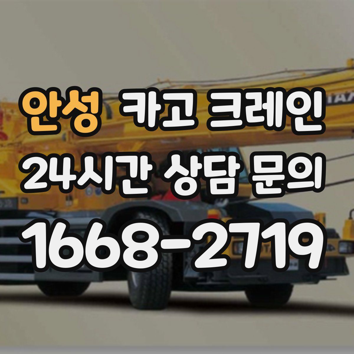 안성 카고 크레인