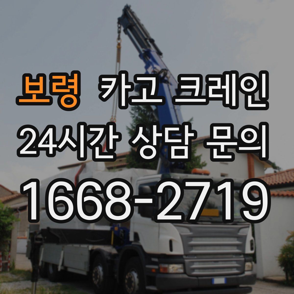 보령 카고 크레인