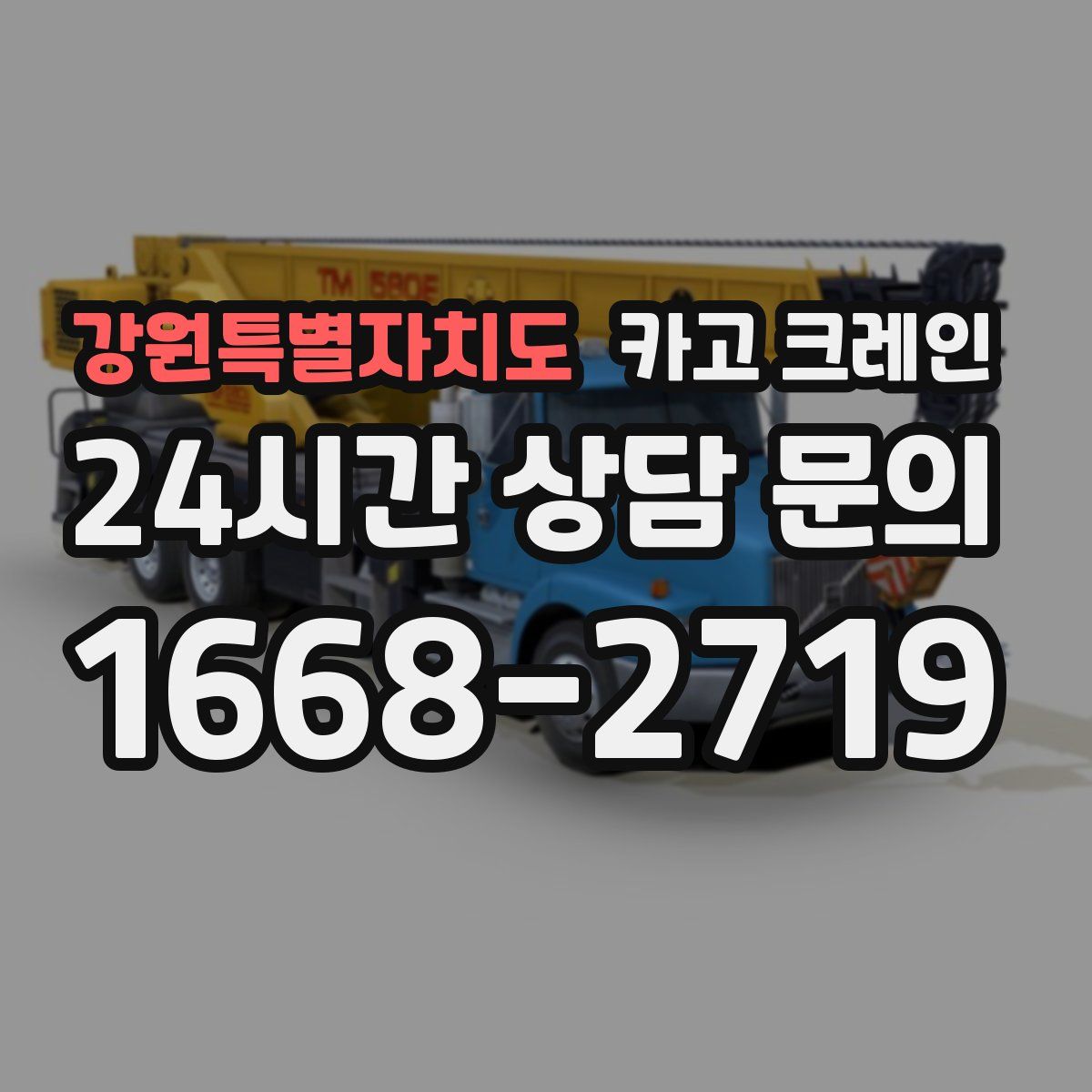 강원특별자치도 카고 크레인