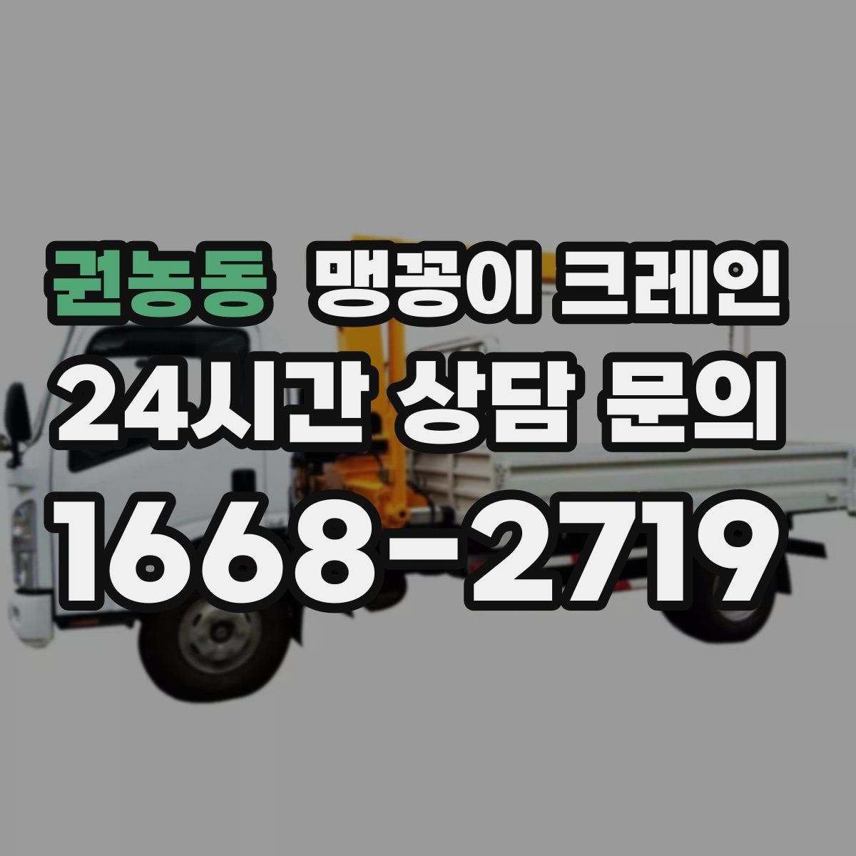 권농동 맹꽁이 크레인