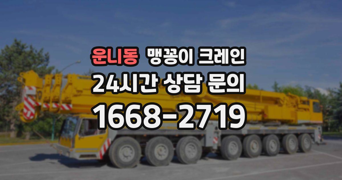 운니동 맹꽁이 크레인