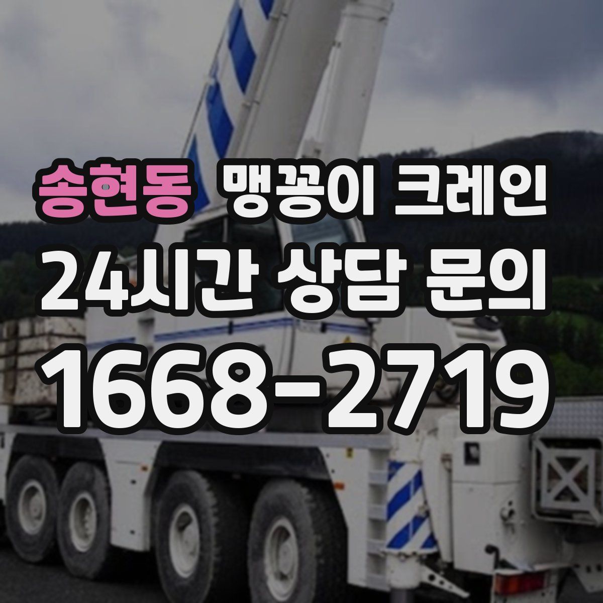 송현동 맹꽁이 크레인