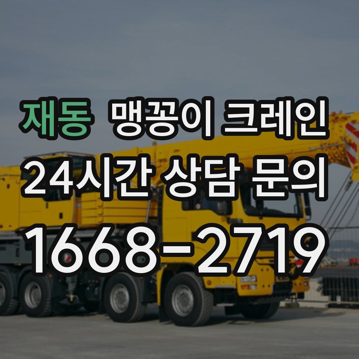 재동 맹꽁이 크레인