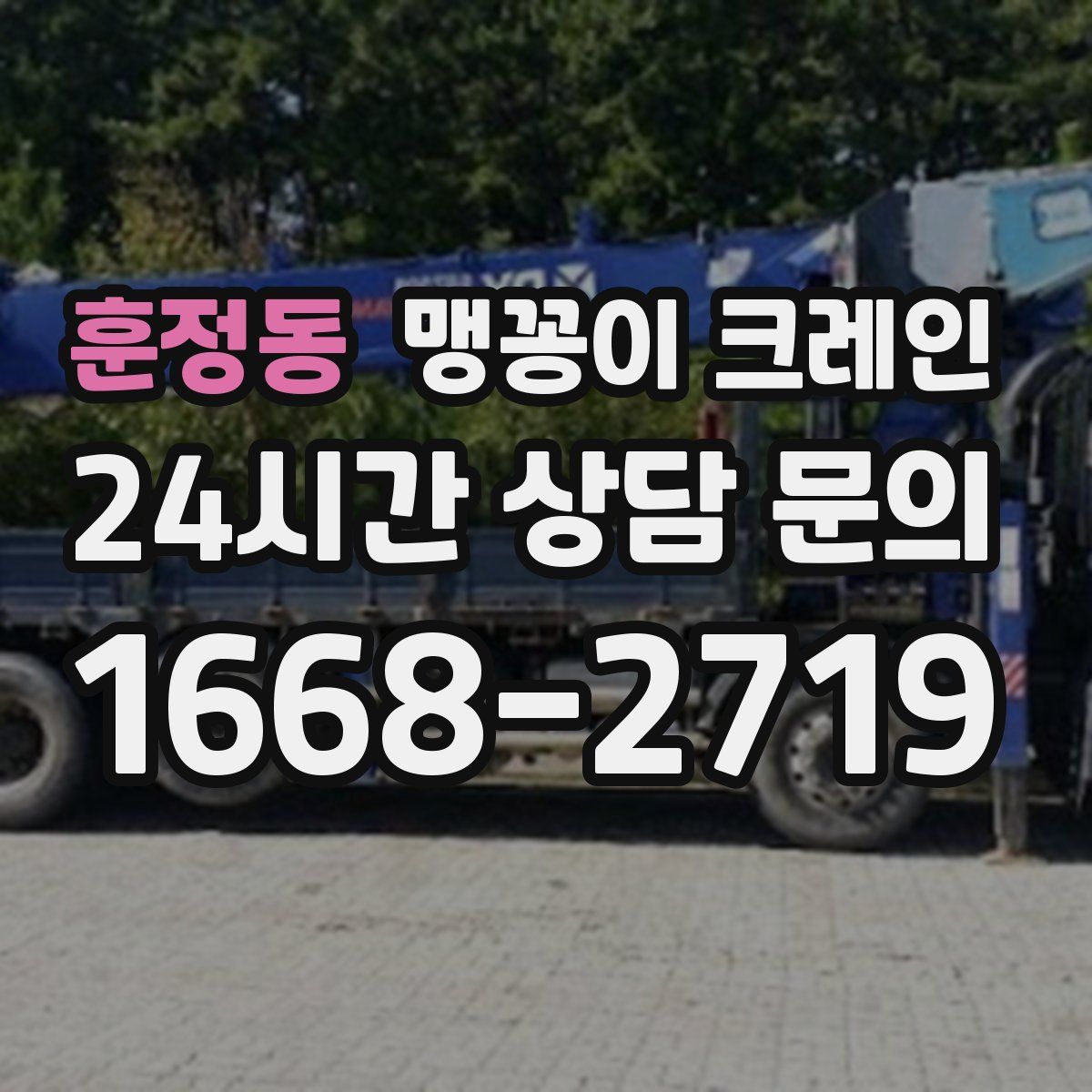 훈정동 맹꽁이 크레인
