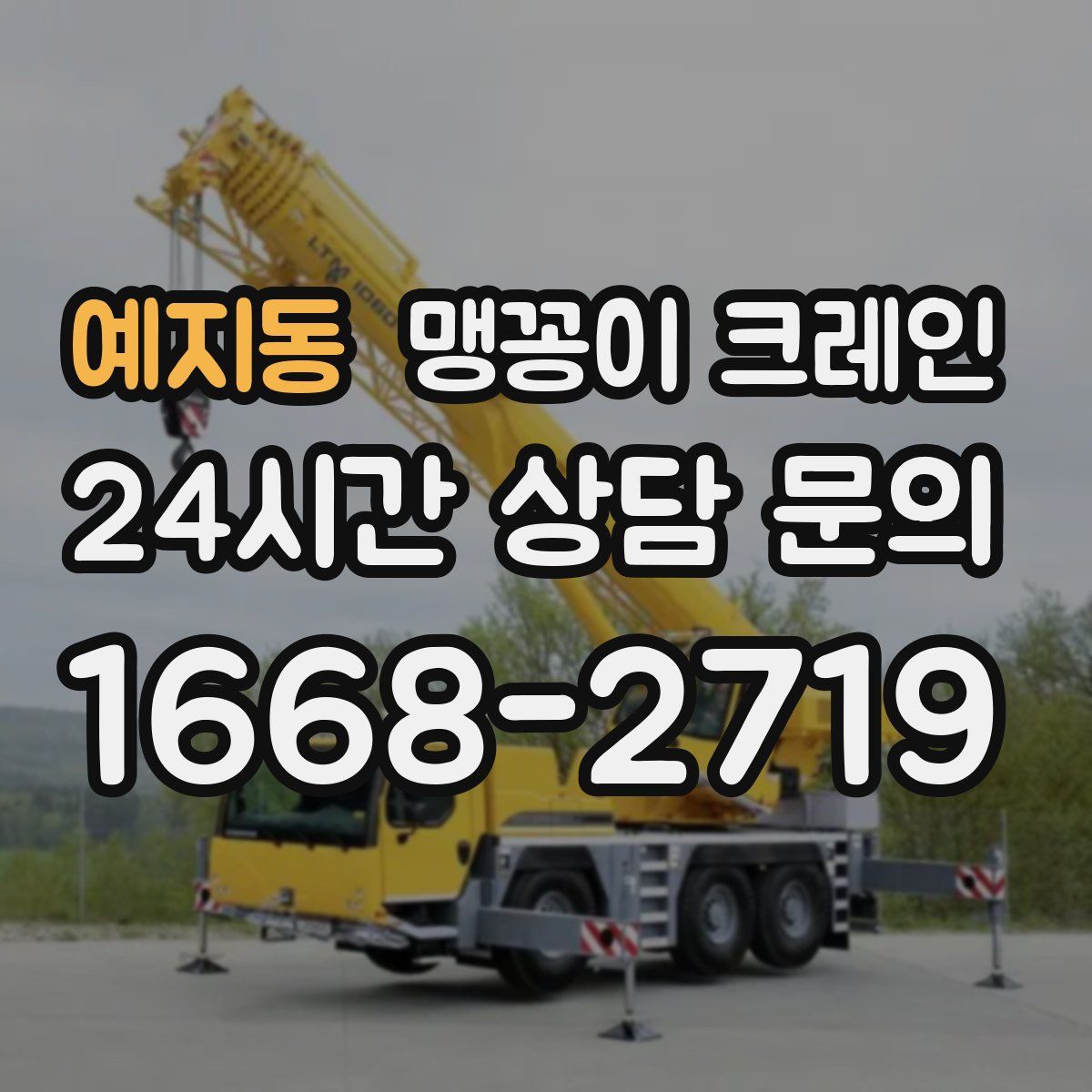 예지동 맹꽁이 크레인