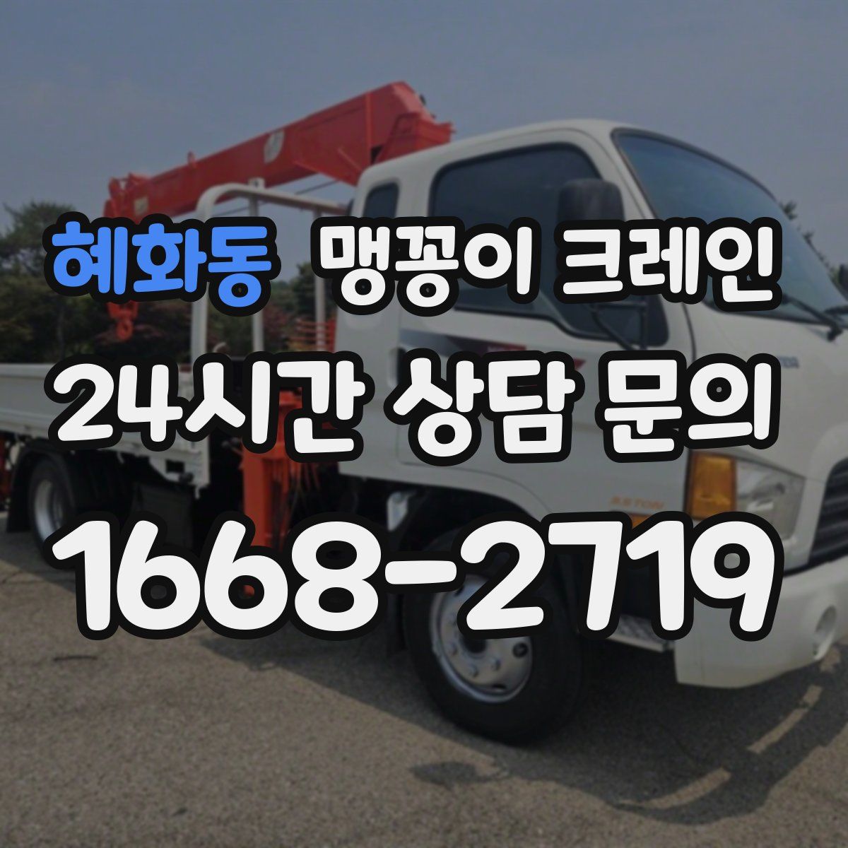 혜화동 맹꽁이 크레인