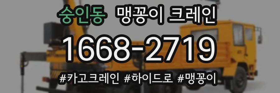 숭인동 맹꽁이 크레인