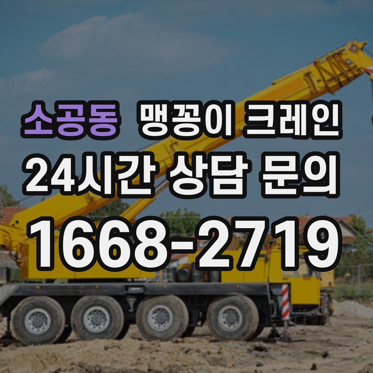 소공동 맹꽁이 크레인