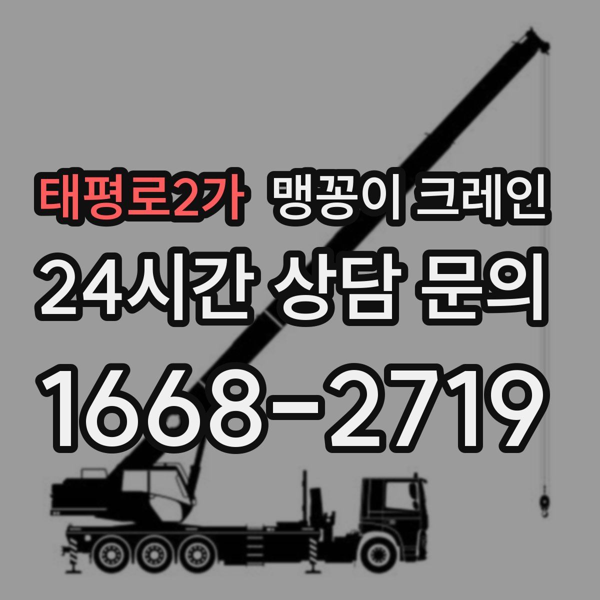 태평로2가 맹꽁이 크레인