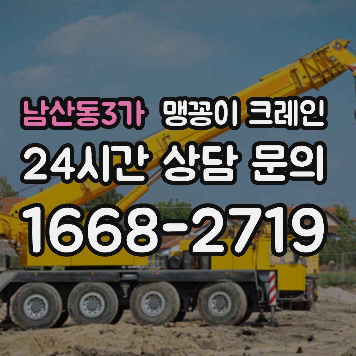 남산동3가 맹꽁이 크레인