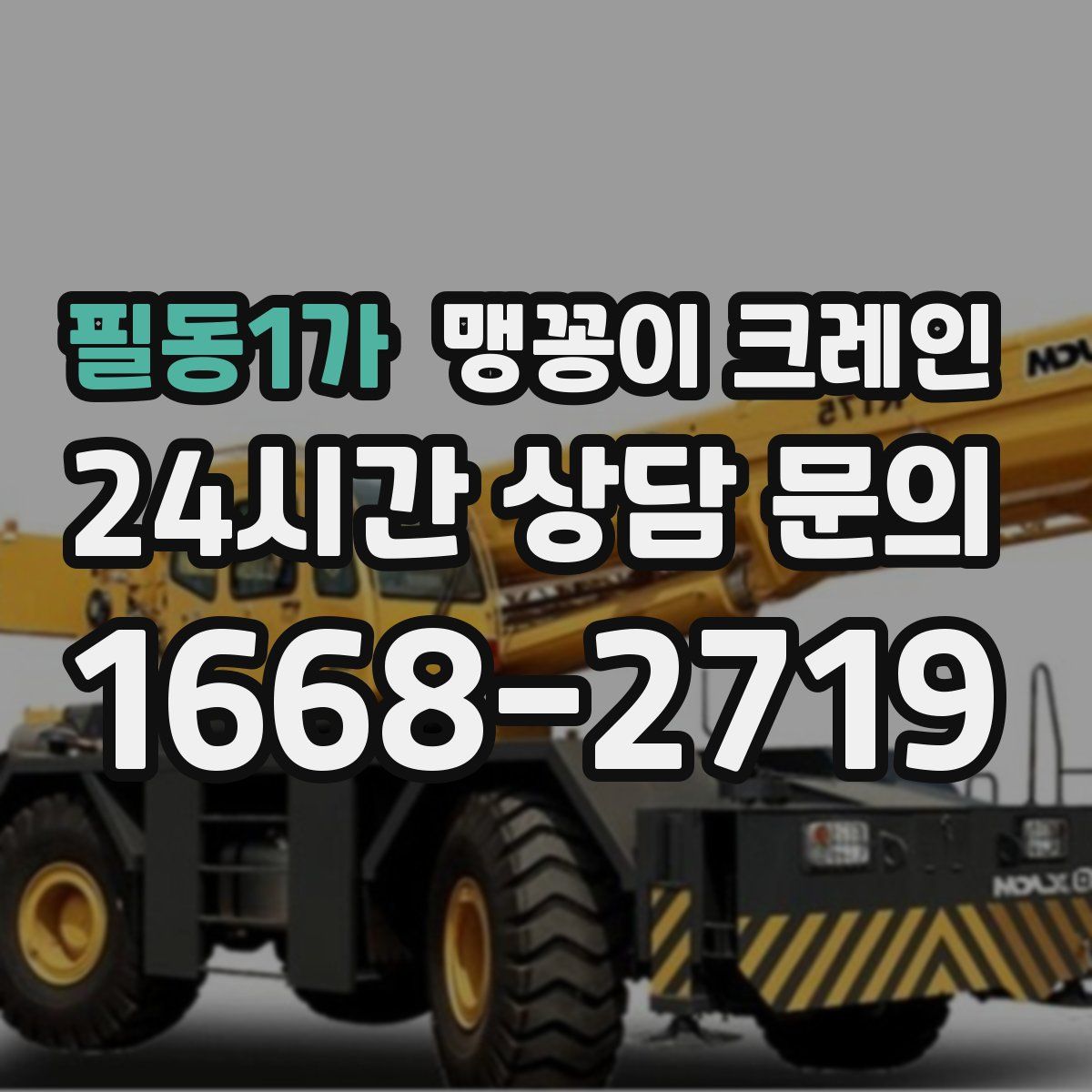 필동1가 맹꽁이 크레인