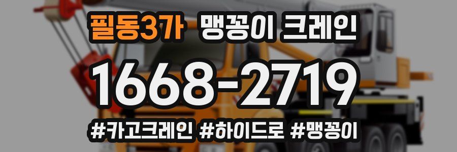 필동3가 맹꽁이 크레인