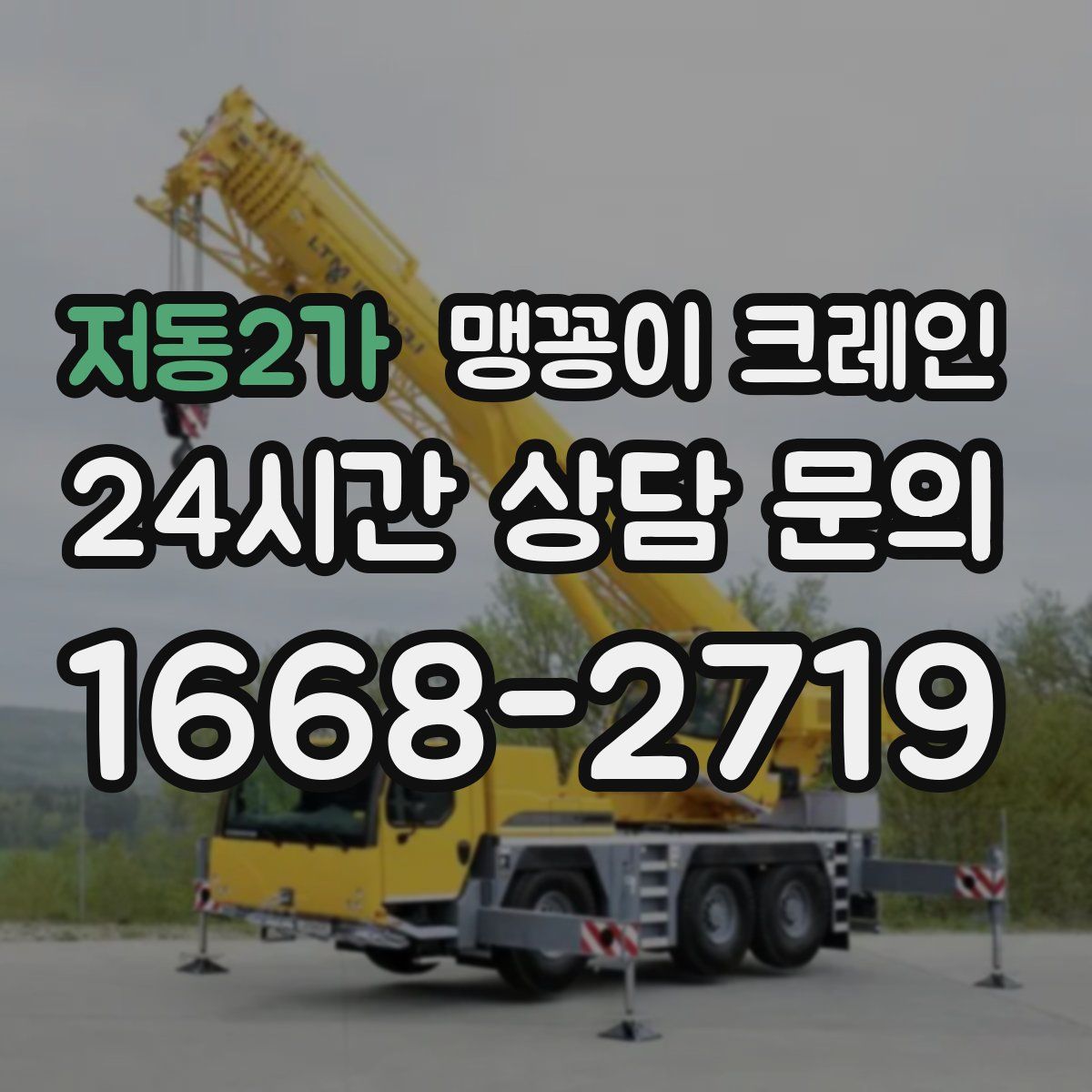 저동2가 맹꽁이 크레인