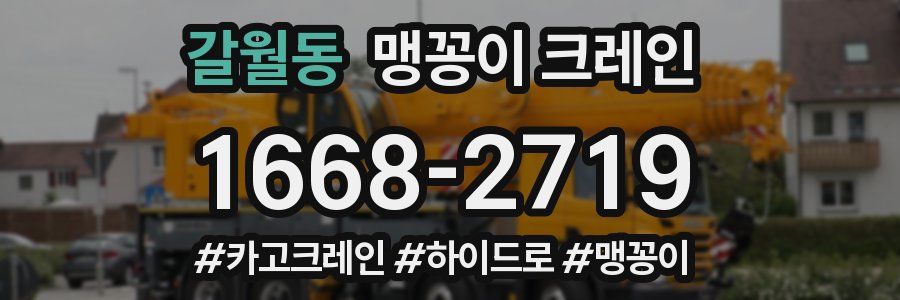 갈월동 맹꽁이 크레인