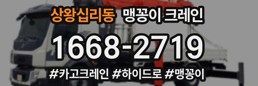 상왕십리동 맹꽁이 크레인