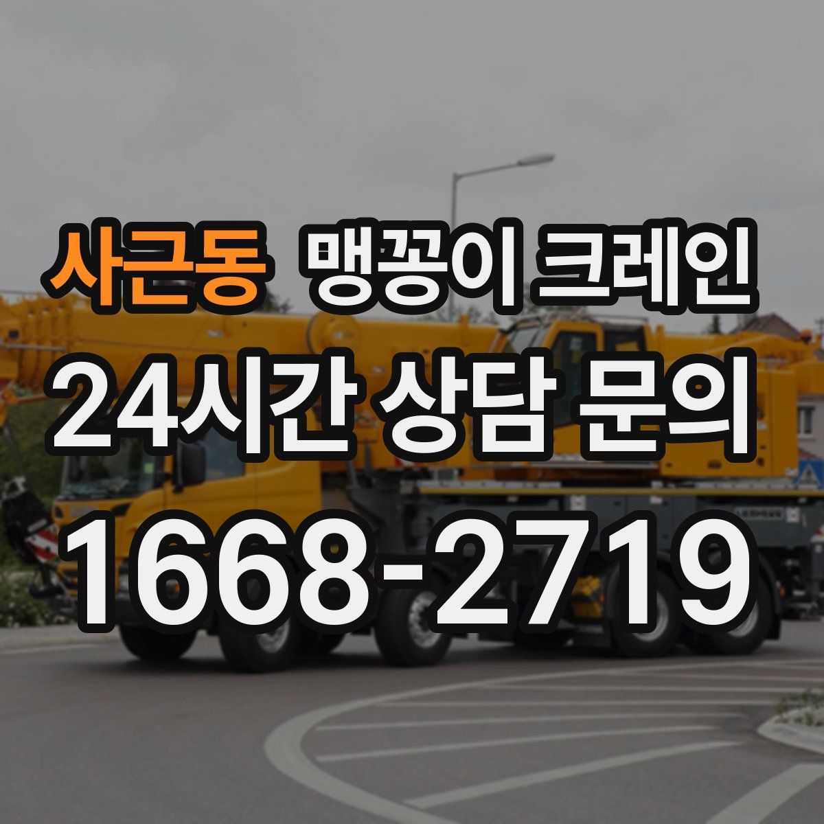 사근동 맹꽁이 크레인