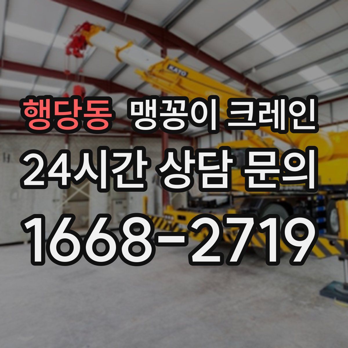 행당동 맹꽁이 크레인