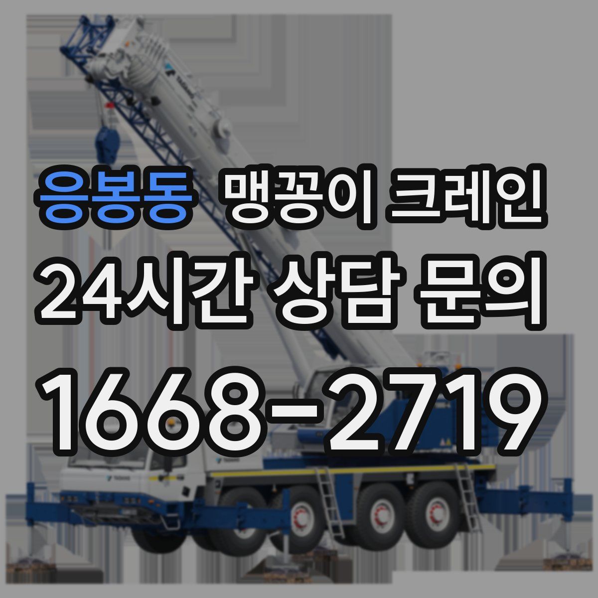 응봉동 맹꽁이 크레인