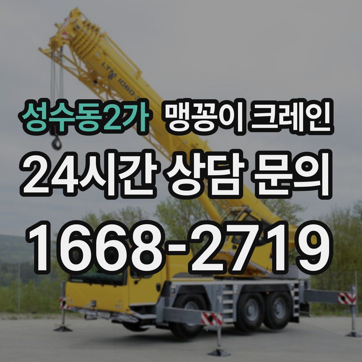 성수동2가 맹꽁이 크레인