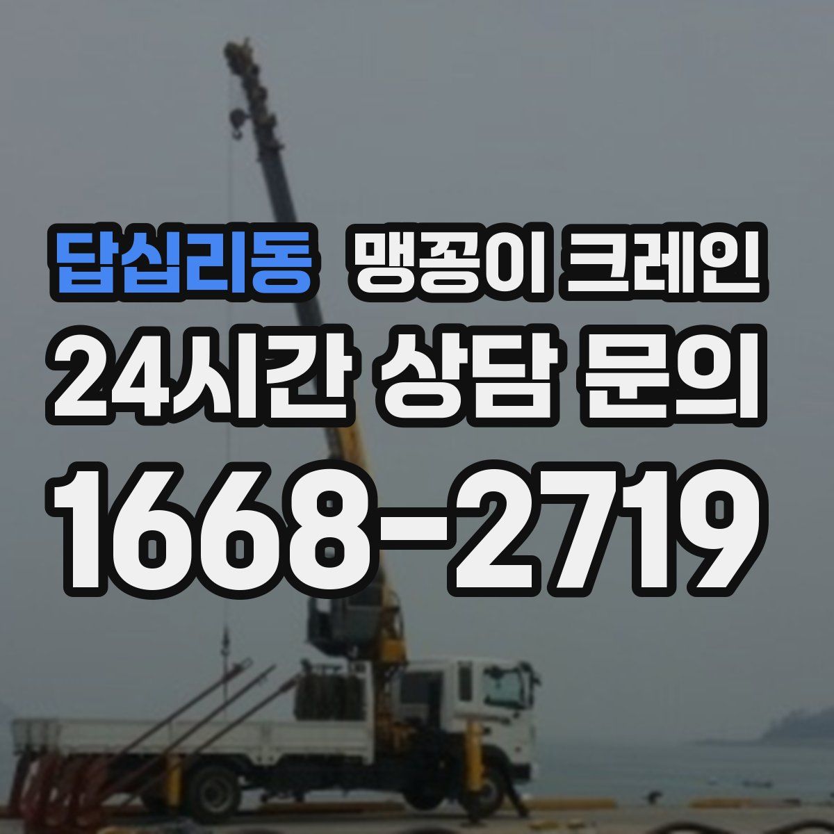 답십리동 맹꽁이 크레인