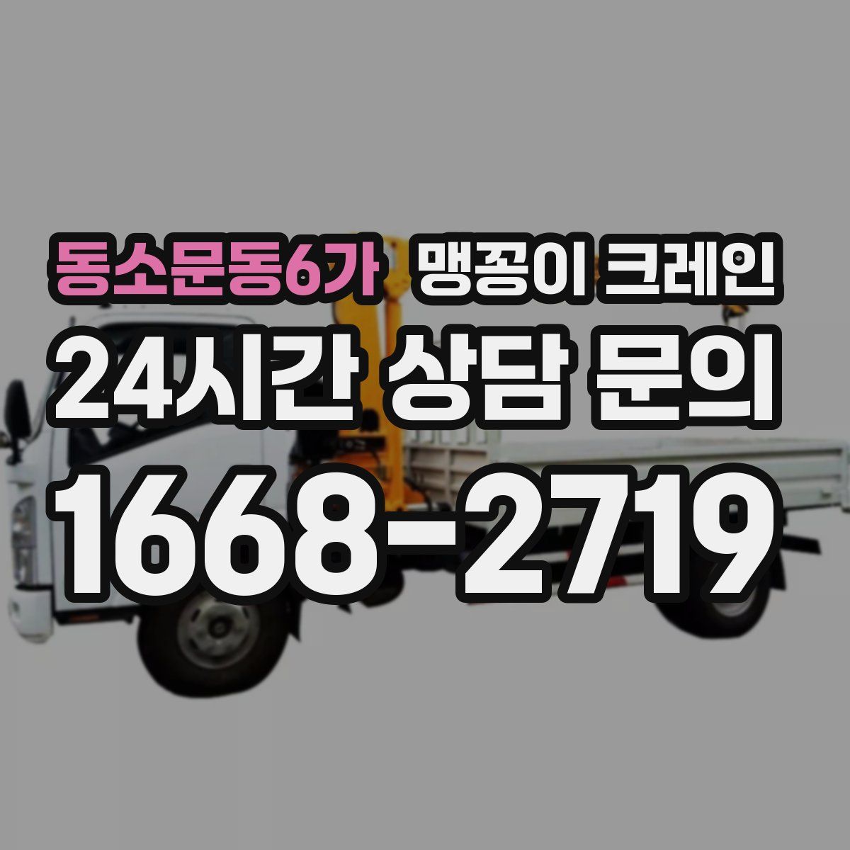 동소문동6가 맹꽁이 크레인