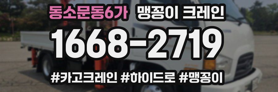 동소문동6가 맹꽁이 크레인