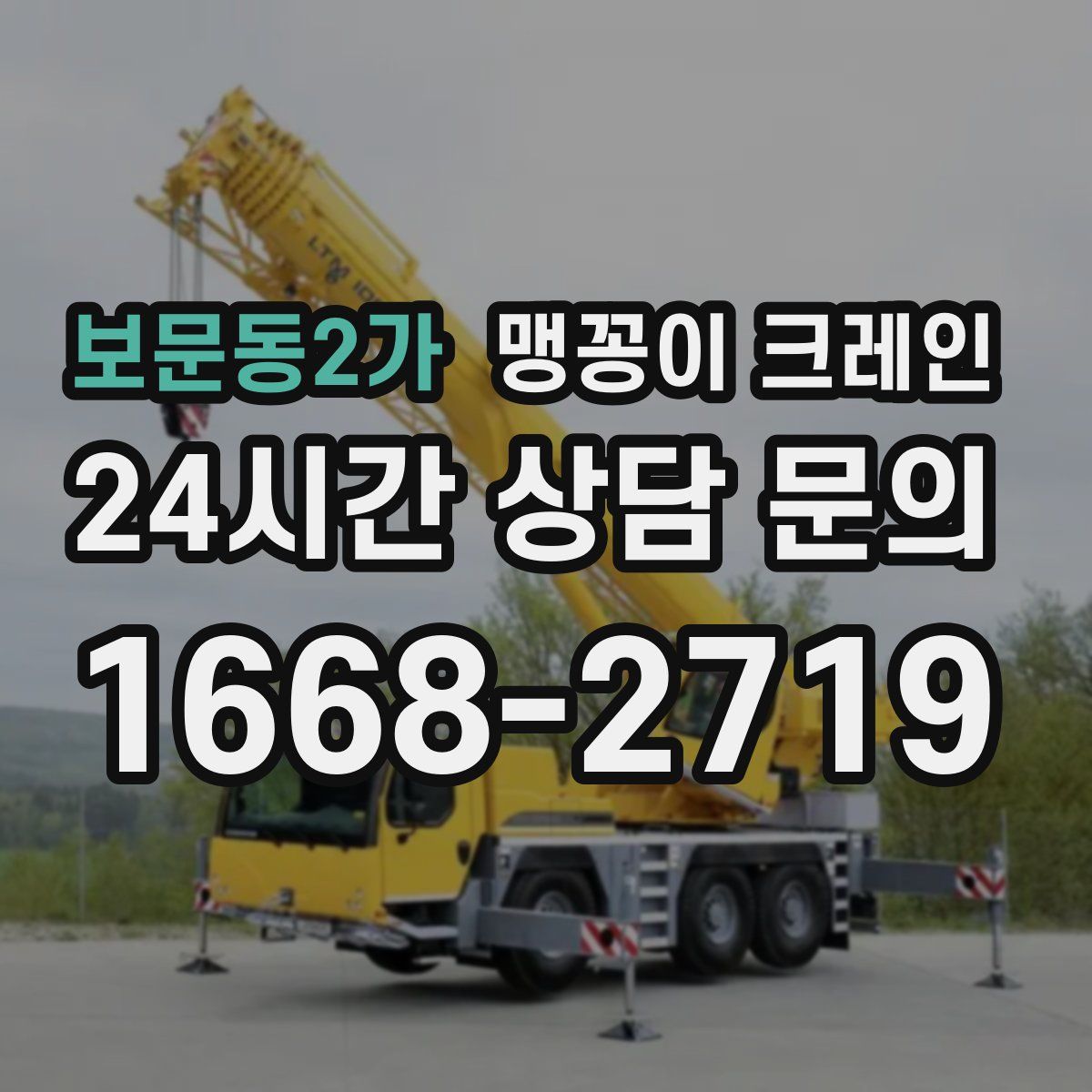 보문동2가 맹꽁이 크레인