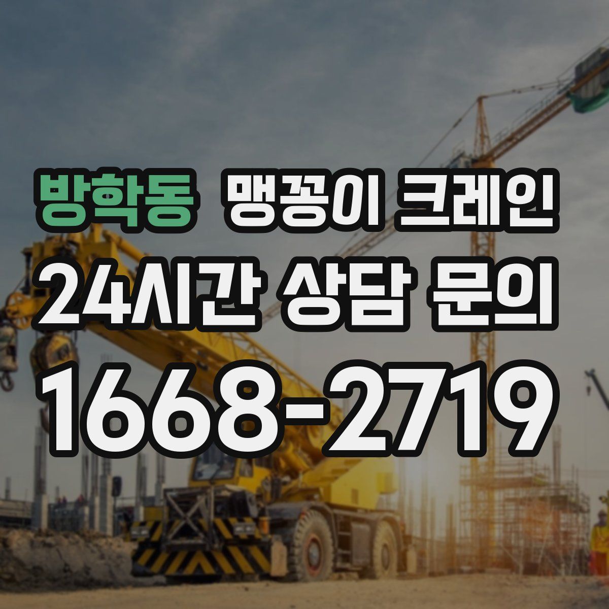 방학동 맹꽁이 크레인