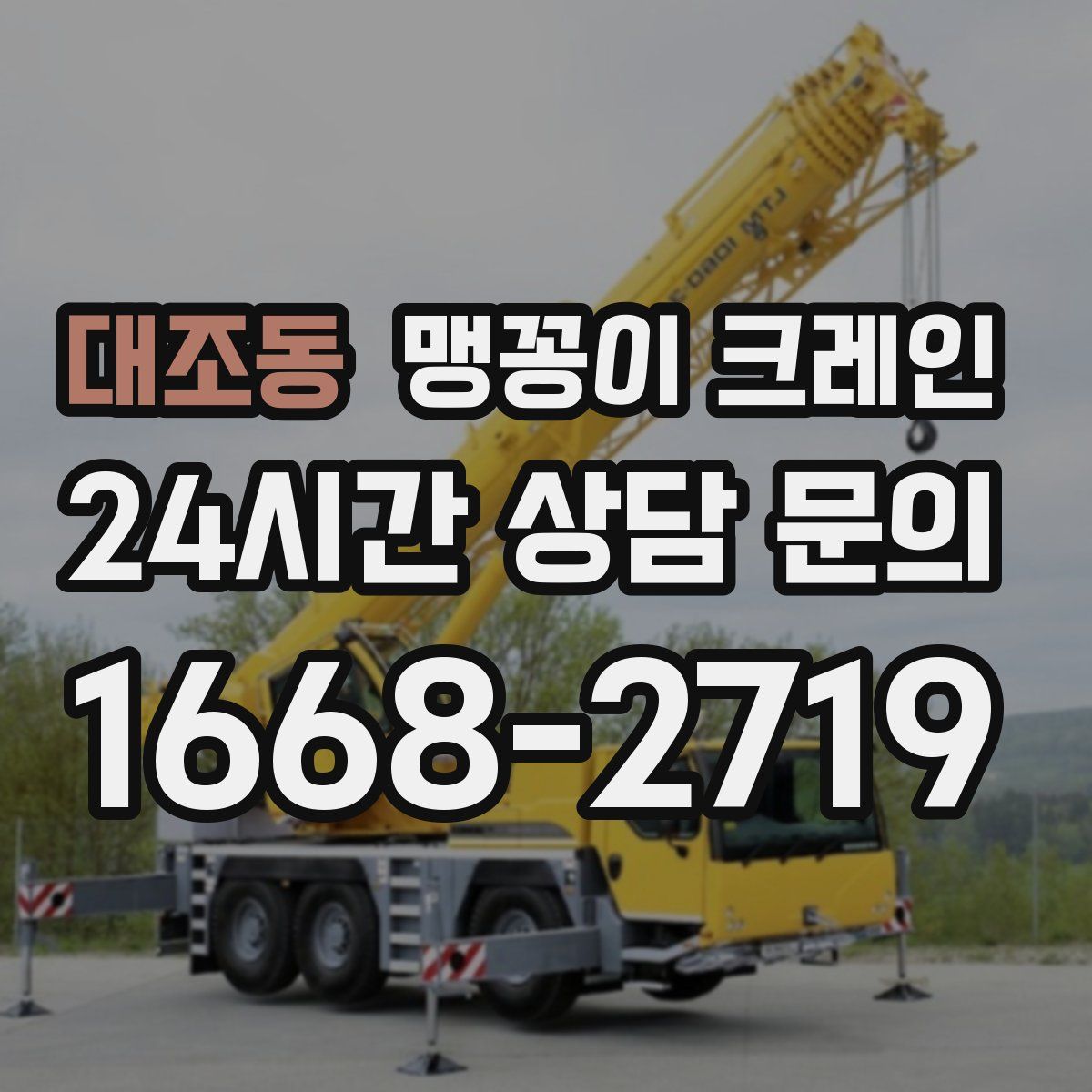대조동 맹꽁이 크레인