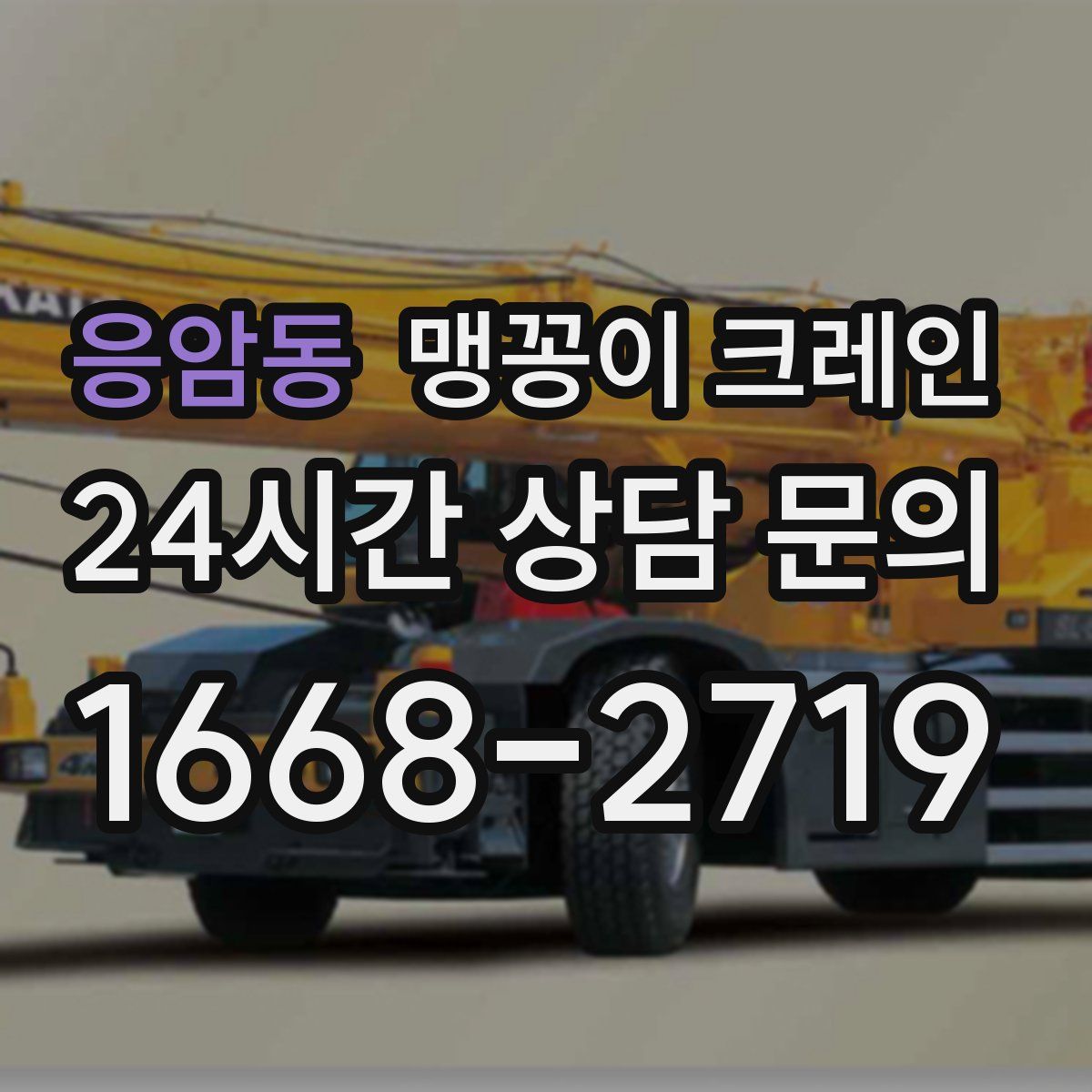 응암동 맹꽁이 크레인