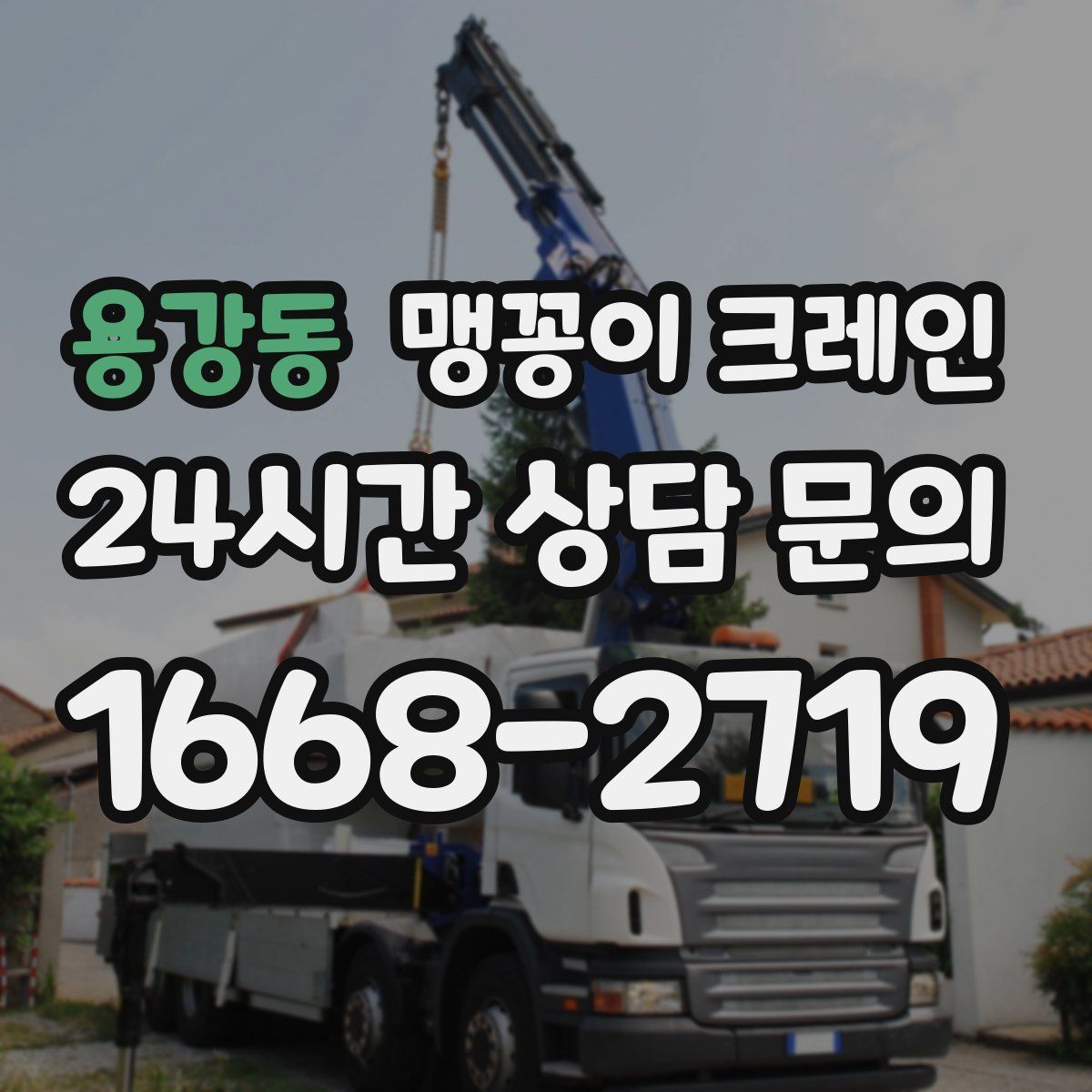 용강동 맹꽁이 크레인